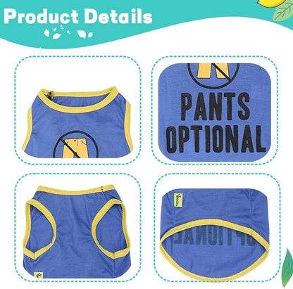 Dog Clothes for Small Dogs Boy Yorkies Girl Chihuahua Summer Pet Puppy Shirt NO Pants Clothing Cat Apparel Female Male Costume